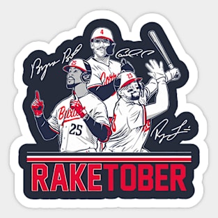 Carlos Correa Byron Buxton & Royce Lewis Raketober Sticker